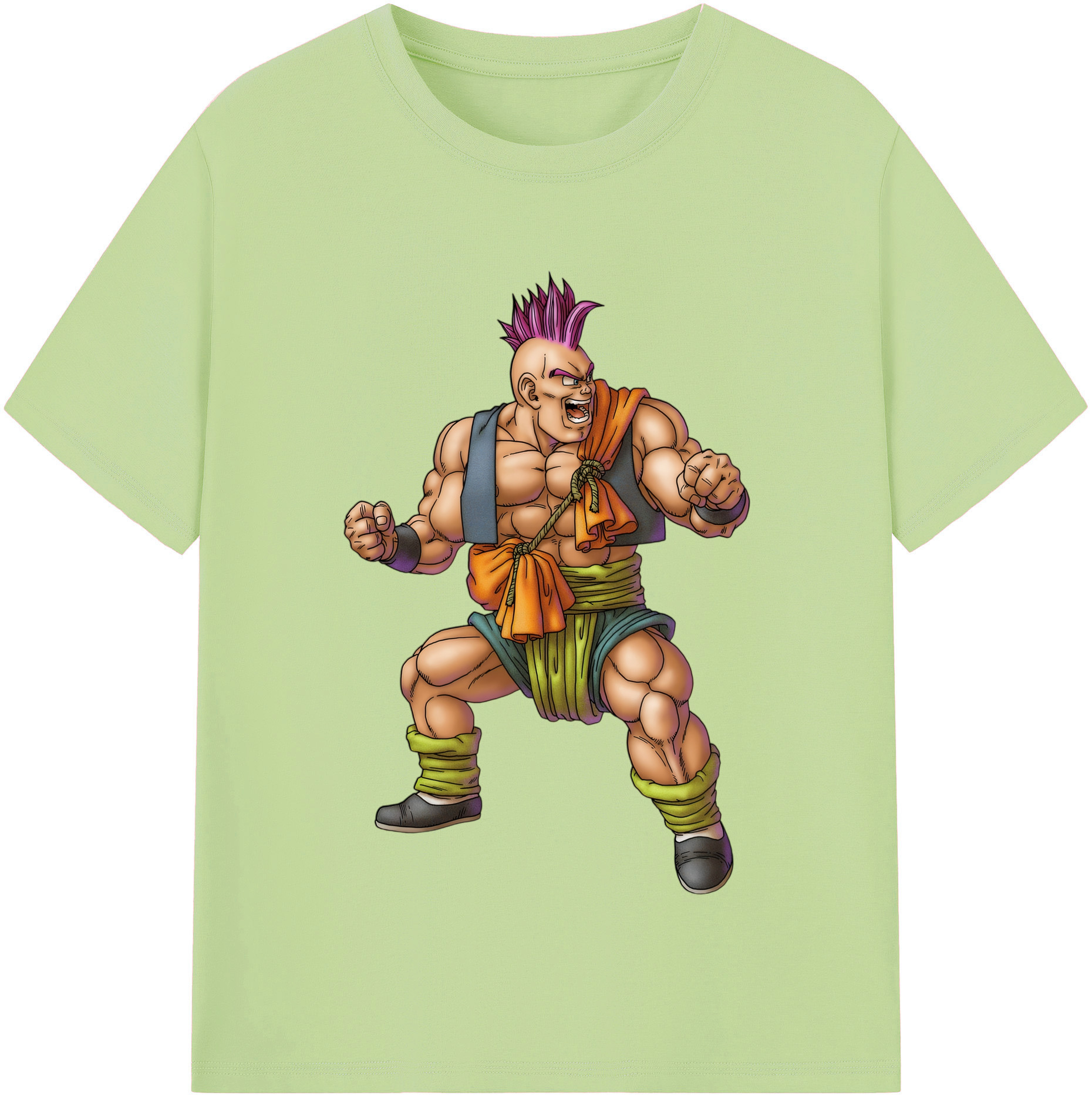 （画像用） ドラゴンクエスト Doragon Kuesuto Dragon Quest 綿100％半袖Tシャツ（フロントプリント）